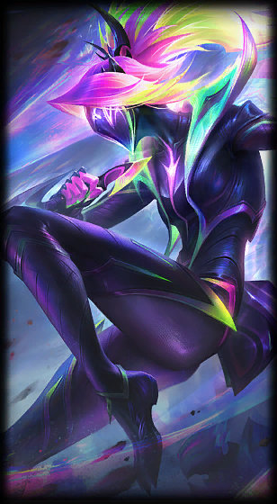 Empyrean Akali splash art