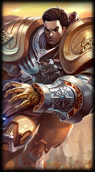 Desert Trooper Garen loading screen art