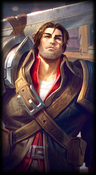Rugged Garen loading screen art