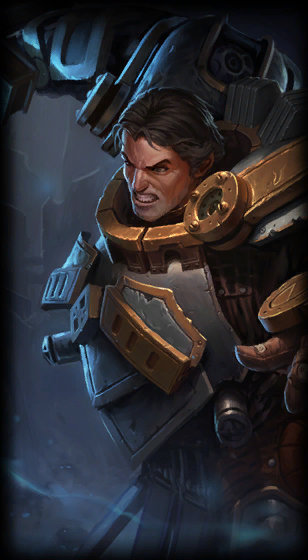 Steel Legion Garen loading screen art
