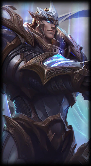 God-King Garen loading screen art