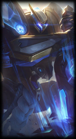 Mecha Kingdoms Garen loading screen art