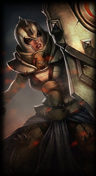 Defender Leona loading screen art