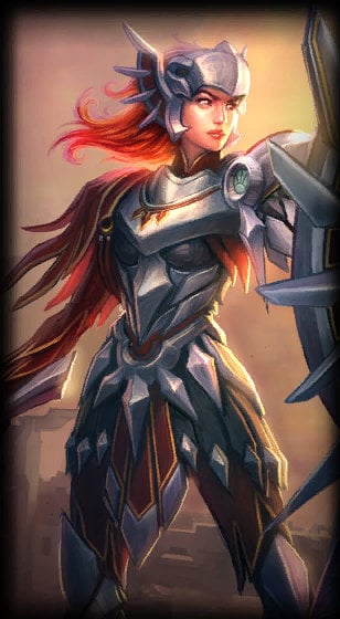 Iron Solari Leona loading screen art
