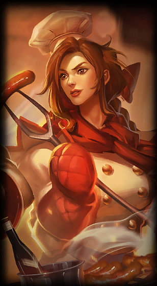 Barbecue Leona loading screen art