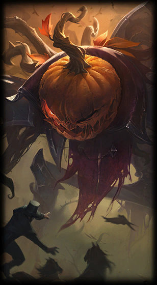 Pumpkinhead Fiddlesticks loading screen art