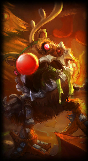 Reindeer Kog'Maw loading screen art