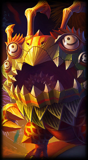 Lion Dance Kog'Maw loading screen art