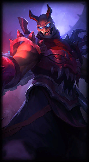 Blood Moon Shen loading screen art