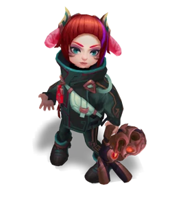 Lunar Beast Annie Obsidian chroma