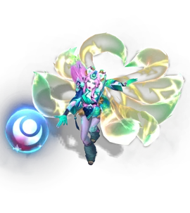 Snow Moon Ahri Emerald chroma