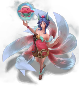 Spirit Blossom Springs Ahri Ruby chroma