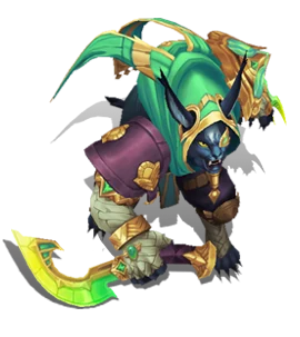 Guardian of the Sands Rengar Emerald chroma
