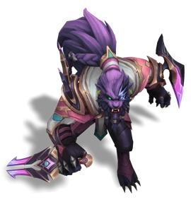 Sentinel Rengar Rose Quartz chroma
