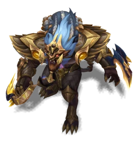 Victorious Rengar Gold chroma