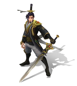 Eternal Sword Yi (Master Yi) Obsidian chroma