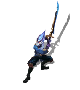Blood Moon Master Yi Aquamarine chroma