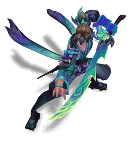 Spirit Blossom Master Yi Turquoise chroma
