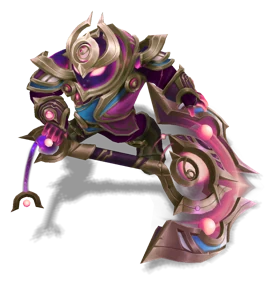 Cosmic Paladin Nautilus Rose Quartz chroma