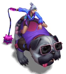 Pug Trainer Sejuani Sapphire chroma
