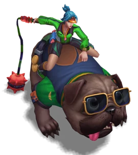 Pug Trainer Sejuani Emerald chroma