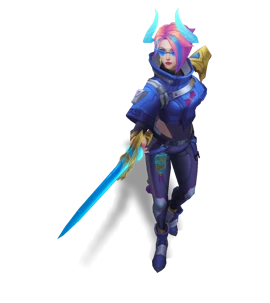 Lunar Beast Fiora Sapphire chroma