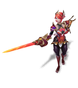 Faerie Court Fiora Ruby chroma