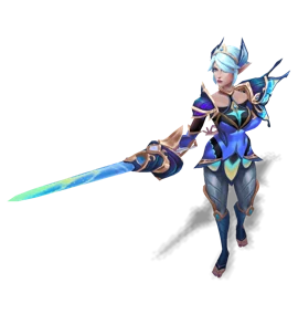 Faerie Court Fiora Sapphire chroma