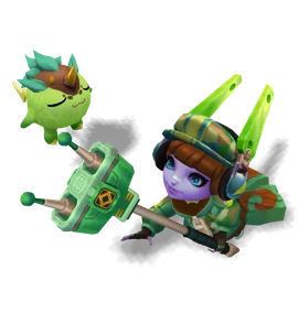 Monster Tamer Lulu Emerald chroma