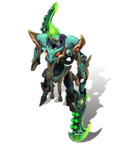 Mecha Kingdoms Draven Emerald chroma