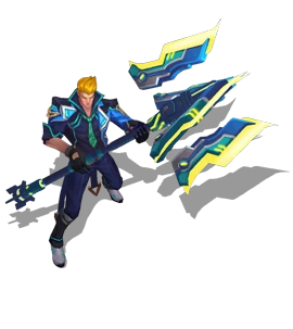Battle Academia Jayce Sapphire chroma