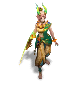 Heavenscale Diana Emerald chroma
