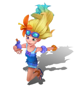 Pool Party Zoe Sapphire chroma