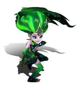 Star Guardian Zoe Emerald chroma