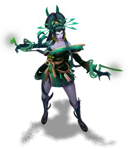 Blood Moon Zyra Emerald chroma
