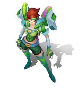 Arcade Kai'Sa Emerald chroma