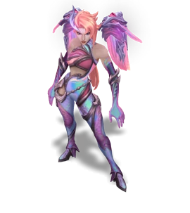 Lagoon Dragon Kai'Sa Rose Quartz chroma