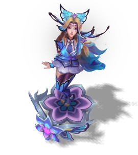 Faerie Court Seraphine Aquamarine chroma