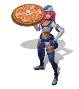 Pizza Delivery Sivir Aquamarine chroma