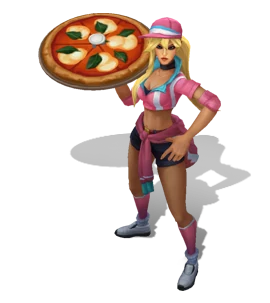 Pizza Delivery Sivir Rose Quartz chroma