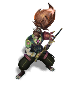 Battle Wolf Yasuo Peridot chroma