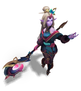 Spirit Blossom Soraka Obsidian chroma