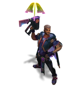 Cyber Pop Akshan Obsidian chroma