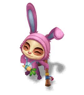 Cottontail Teemo Rose Quartz chroma