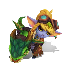 Dragon Trainer Tristana Emerald chroma