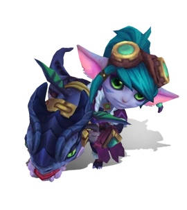 Dragon Trainer Tristana Obsidian chroma