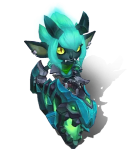 Little Demon Tristana Turquoise chroma