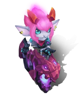 Little Demon Tristana Rose Quartz chroma