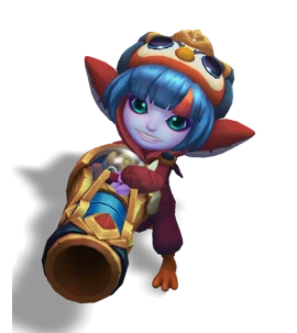 Pengu Cosplay Tristana Ruby chroma