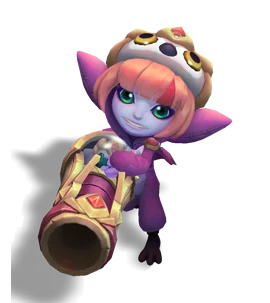 Pengu Cosplay Tristana Rose Quartz chroma